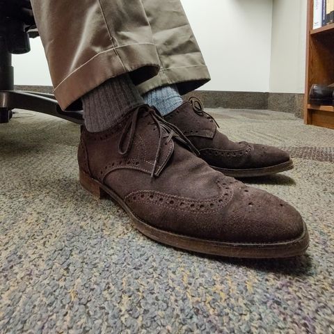 The Last Shoemaker Boston in Brown Suede