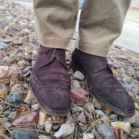The Last Shoemaker Boston in Brown Suede