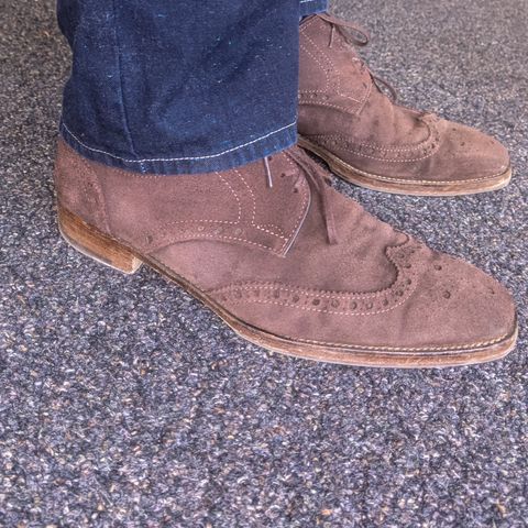 The Last Shoemaker Boston in Brown Suede