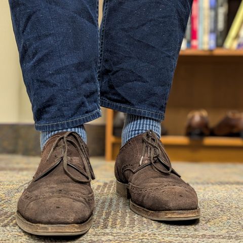 The Last Shoemaker Boston in Brown Suede