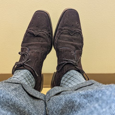 The Last Shoemaker Boston in Brown Suede