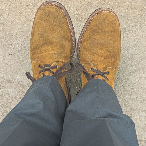 Search result thumbnail of Kiattoko Handmade Boondockers in Horween Wheat Chamois Roughout