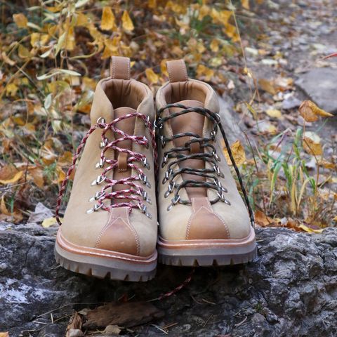 Search result thumbnail of Grenson Bobby in Light-Tan Suede & Ginger Nubuck