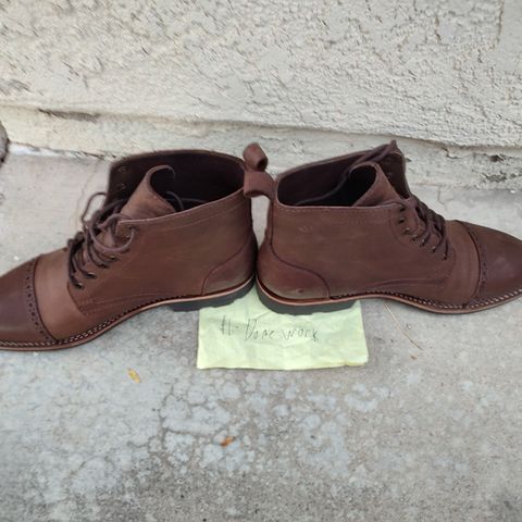 BLKBRD Luchador Service Boot in Unknown Leather