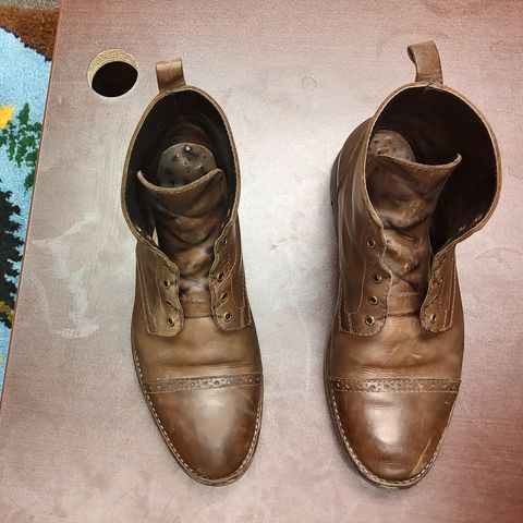 BLKBRD Luchador Service Boot in Unknown Leather