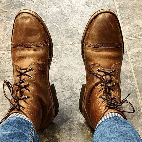 BLKBRD Luchador Service Boot in Unknown Leather