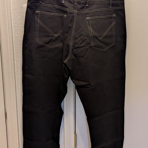 View photo of Luxire Hiroshi Kato Black Overdyed Jeans in 13 Oz