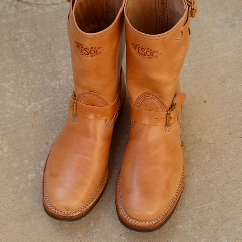 Wesco Boss Engineer Boot in Maryam Natural Horsebutt