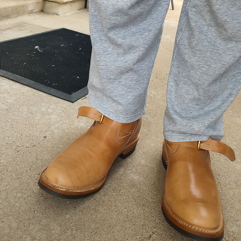 Wesco Boss Engineer Boot in Maryam Natural Horsebutt
