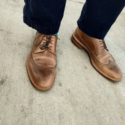 BLKBRD Unlisted Model in Horween Natural Chromexcel