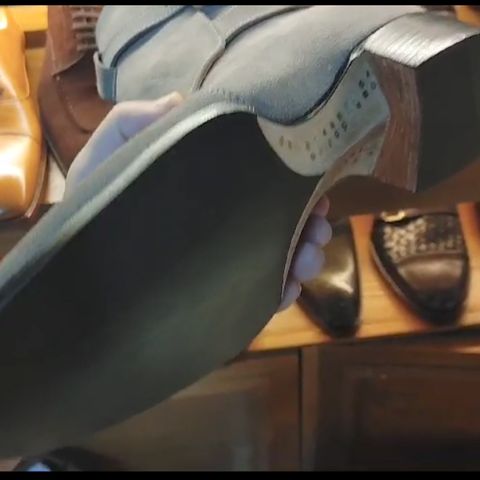 The Last Shoemaker Jodhpur in Grey Suede