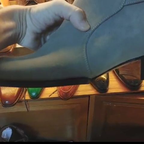 The Last Shoemaker Jodhpur in Grey Suede