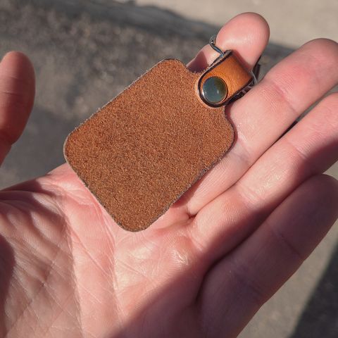 View photo of Harker Leatherworks Key Fob in Conceria Walpier Natural Buttero