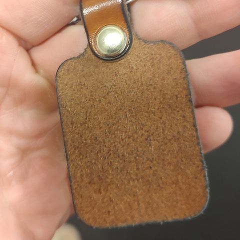 View photo of Harker Leatherworks Key Fob in Conceria Walpier Natural Buttero