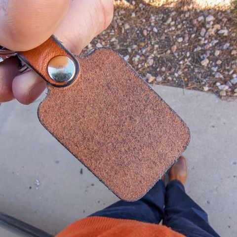 View photo of Harker Leatherworks Key Fob in Conceria Walpier Natural Buttero