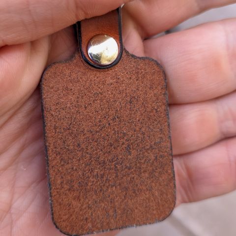 View photo of Harker Leatherworks Key Fob in Conceria Walpier Natural Buttero