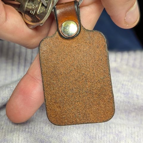Search result thumbnail of Harker Leatherworks Key Fob in Conceria Walpier Natural Buttero