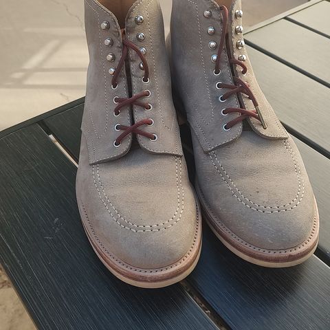 Quan Shoemaker Moc Toe in Canvas Kudu