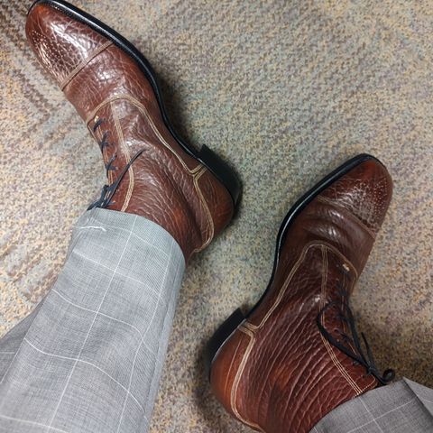Ichigo Ichie Vintage Boots in Horween Color 8 Montana Bison