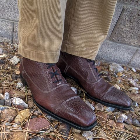 Ichigo Ichie Vintage Boots in Horween Color 8 Montana Bison