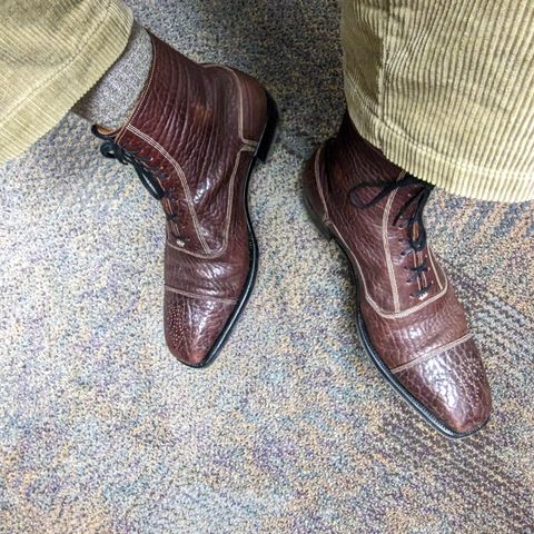 Ichigo Ichie Vintage Boots in Horween Color 8 Montana Bison