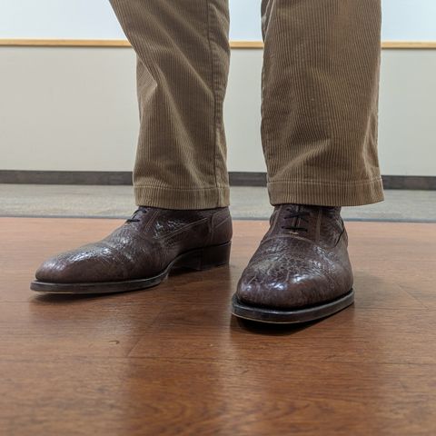 Ichigo Ichie Vintage Boots in Horween Color 8 Montana Bison