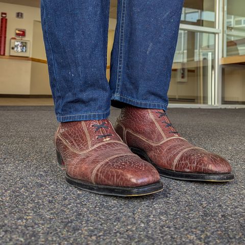Ichigo Ichie Vintage Boots in Horween Color 8 Montana Bison