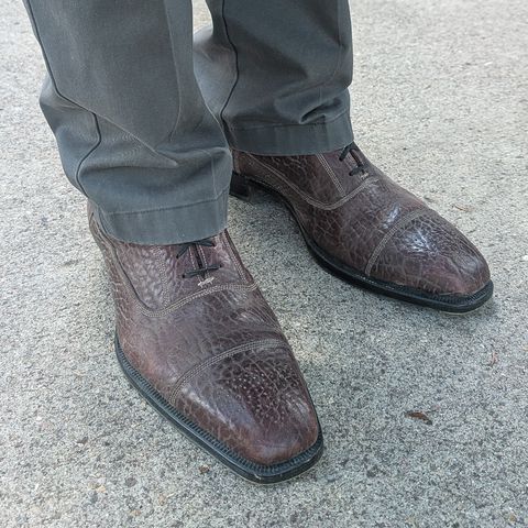 Ichigo Ichie Vintage Boots in Horween Color 8 Montana Bison