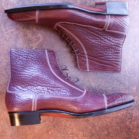 Ichigo Ichie Vintage Boots in Horween Color 8 Montana Bison