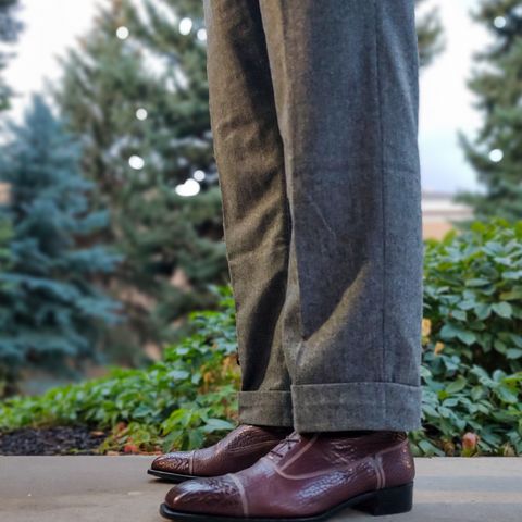Ichigo Ichie Vintage Boots in Horween Color 8 Montana Bison