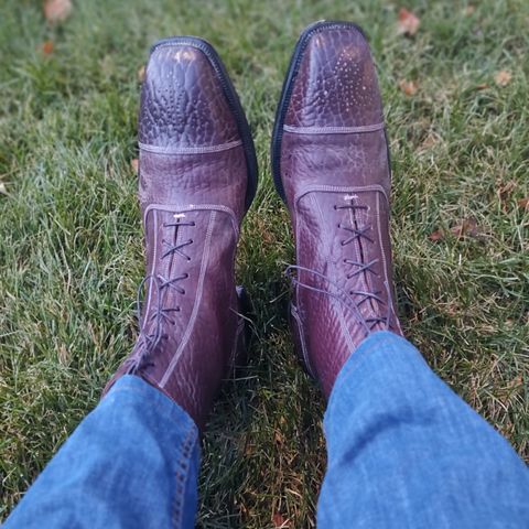 Ichigo Ichie Vintage Boots in Horween Color 8 Montana Bison
