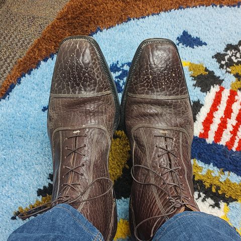 Ichigo Ichie Vintage Boots in Horween Color 8 Montana Bison