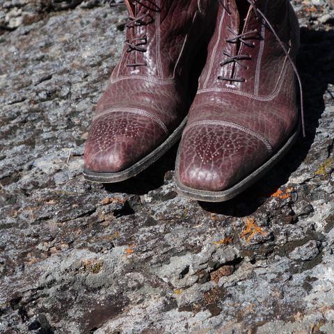 Ichigo Ichie Vintage Boots in Horween Color 8 Montana Bison