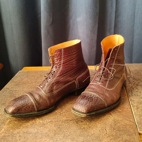Ichigo Ichie Vintage Boots in Horween Color 8 Montana Bison