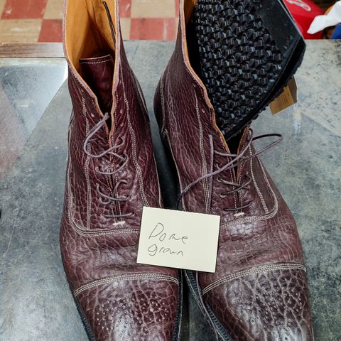 Ichigo Ichie Vintage Boots in Horween Color 8 Montana Bison