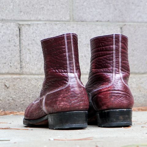 Ichigo Ichie Vintage Boots in Horween Color 8 Montana Bison
