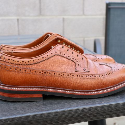 Grant Stone Longwing in Horween Brown Pebble Grain