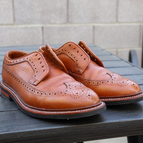 Grant Stone Longwing in Horween Brown Pebble Grain