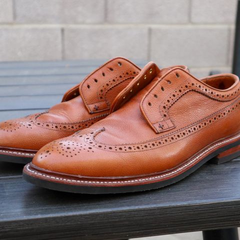 Grant Stone Longwing in Horween Brown Pebble Grain