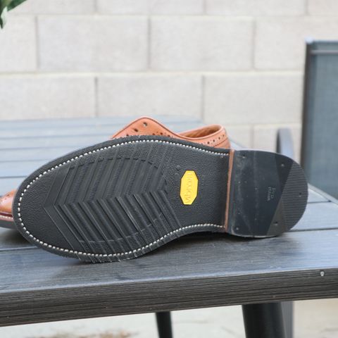 Grant Stone Longwing in Horween Brown Pebble Grain