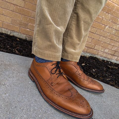 View photo of Grant Stone Longwing in Horween Brown Pebble Grain