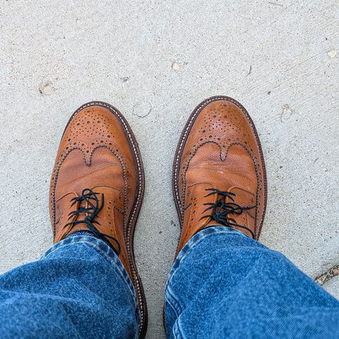 Search result thumbnail of Grant Stone Longwing in Horween Brown Pebble Grain