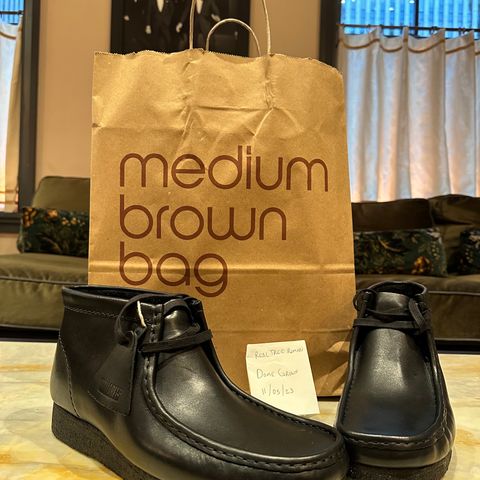 Clarks Wallabee Boot in Unknown Leather