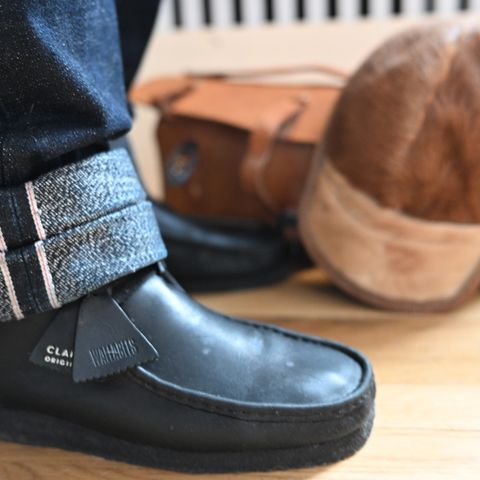 Clarks Wallabee Boot in Unknown Leather