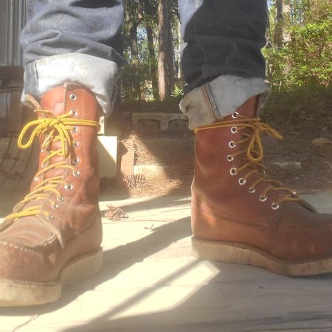 View photo of Red Wing 8-Inch Classic Moc in S.B. Foot Oro Legacy