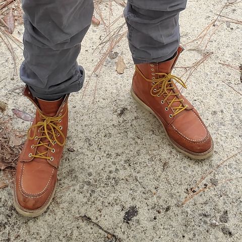 View photo of Red Wing 8-Inch Classic Moc in S.B. Foot Oro Legacy