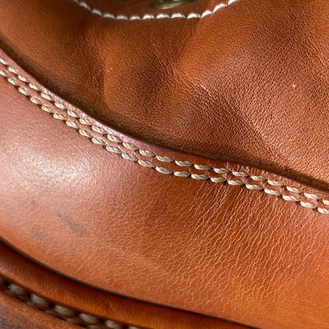 Flame Panda Monkey Boot in Tochigi Natural Cowhide & Maryam Natural Horsebutt