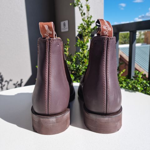 R.M. Williams Gardener Boot in Brown Greasy Kip