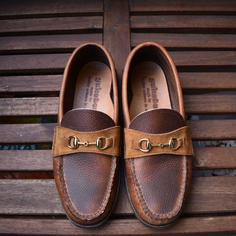 Yuketen Bit Loafer in Horween Brown Chromepak