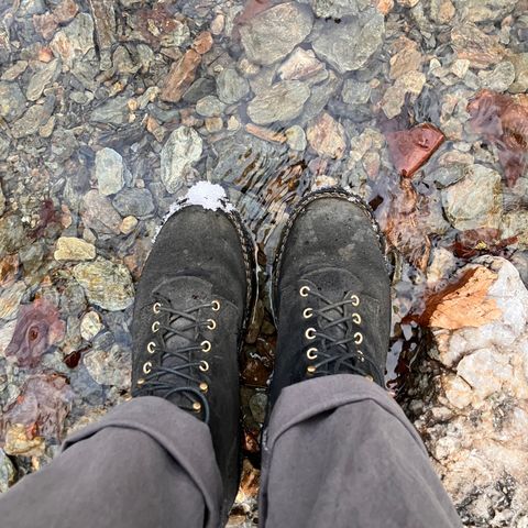 View photo of Nicks Ridgeline Hiking Boot in Seidel 1964 Black Roughout